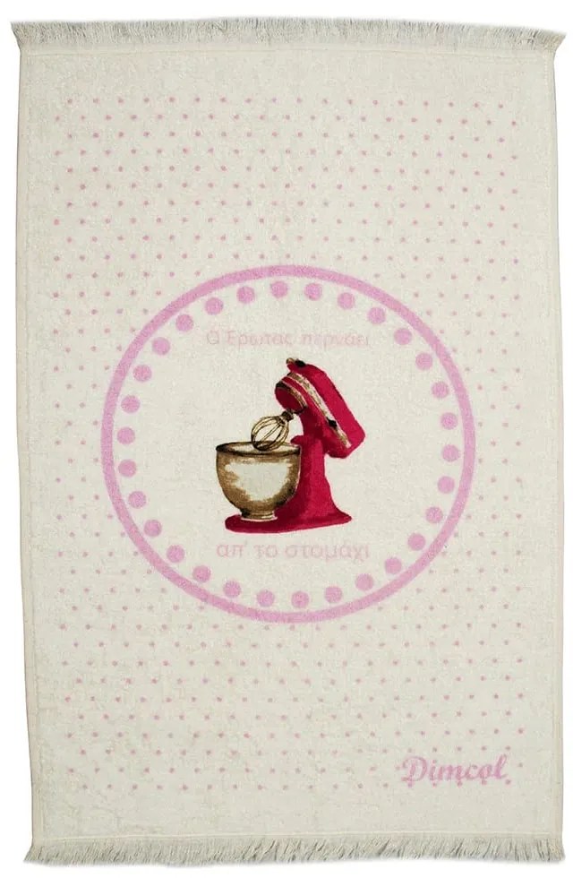 Πετσέτα Κουζίνας Mixer 02 Ecru DimCol 40x60cm 100% Cotton