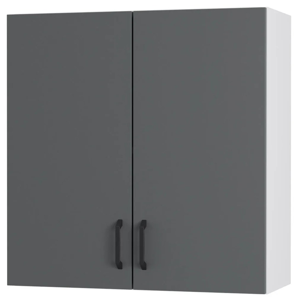 Modest Πάνω Ντουλάπι Ανθρακί 80x30x72εκ W8072M03
