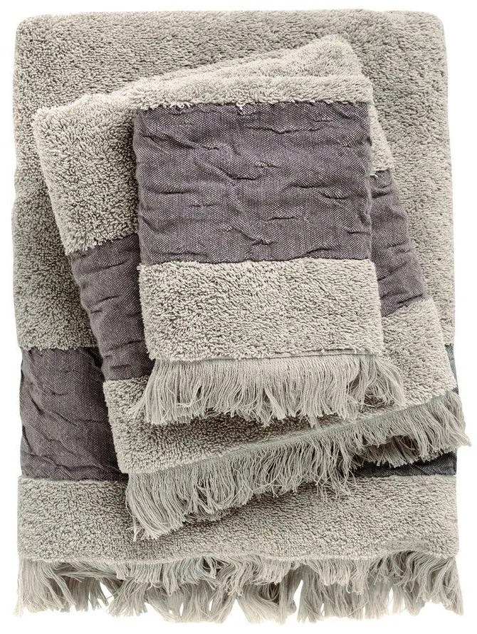Πετσέτες Daily 0745 (Σετ 3τμχ) Taupe Das Home Σετ Πετσέτες 70x140cm 100% Cotton