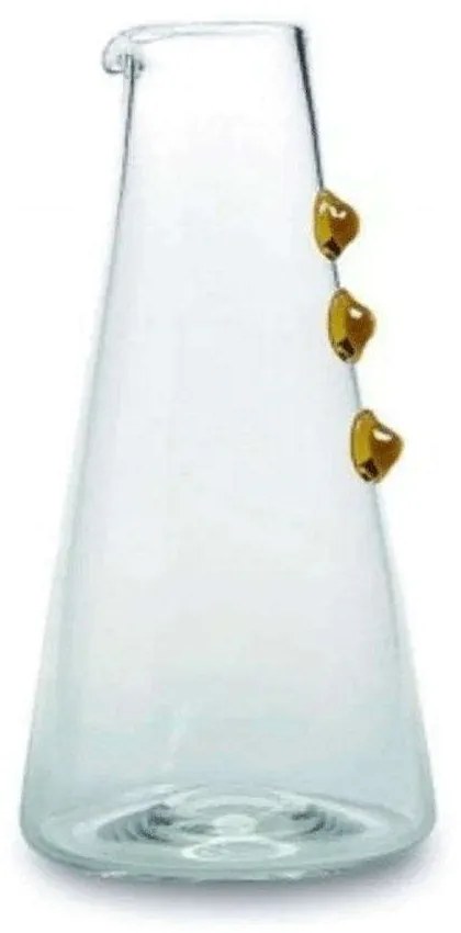 Καράφα Petoni PT00718 125ml Gold-Clear Zafferano Glass