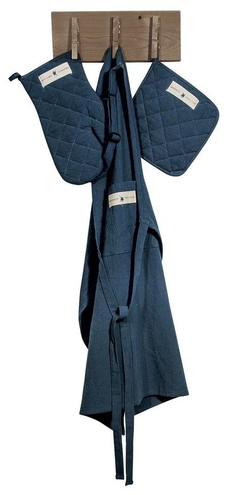 Σετ Κουζίνας 2643 (3 τμχ) Blue Greenwich Polo Club 100% Βαμβάκι