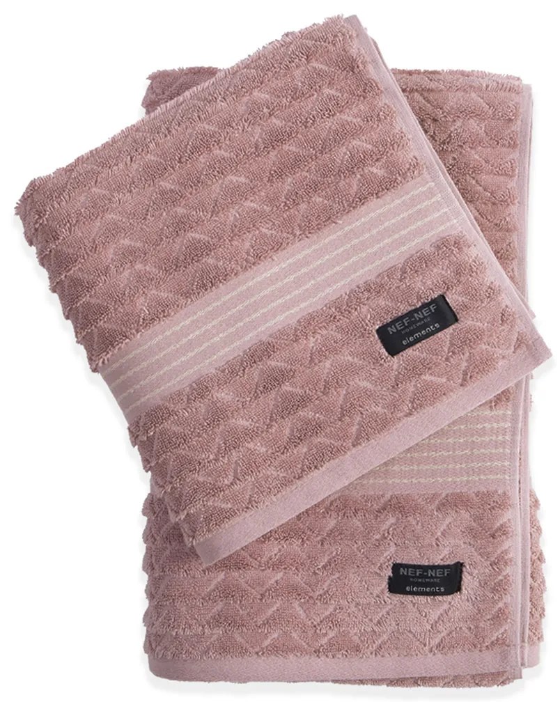 Πετσέτα Προσώπου (50x100) Nef-Nef Homeware Elements Elgyn Pink 600gsm