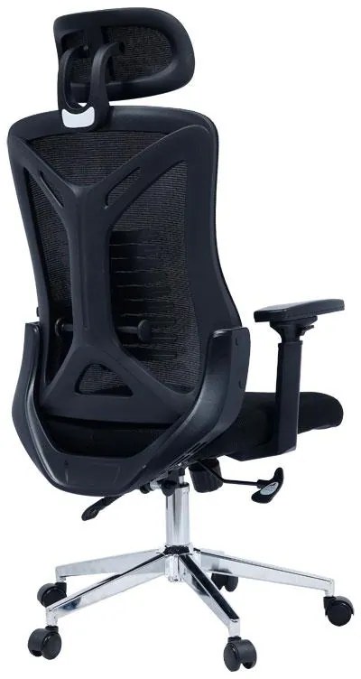 Καρέκλα γραφείου διευθυντή Andrew mesh μαύρο 65x61x117 εκ.