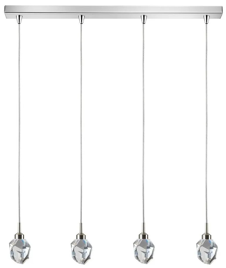 Φωτιστικό Οροφής - Ράγα 01464.09B 3W 24V LED 3000K 240Lm/Each 85cm Clear Luma