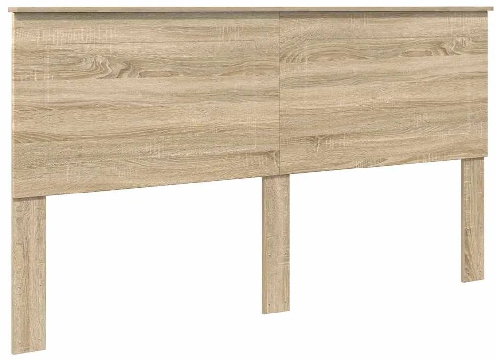 vidaXL Κεφαλάρι με κεφαλάρι Δρύς Sonoma 200 cm Επεξεργασμένο ξύλο