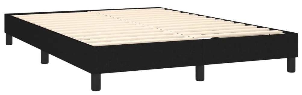 ΚΡΕΒΑΤΙ BOXSPRING ΜΕ ΣΤΡΩΜΑ ΜΑΥΡΟ 140X200 ΕΚ. ΥΦΑΣΜΑΤΙΝΟ 3126567