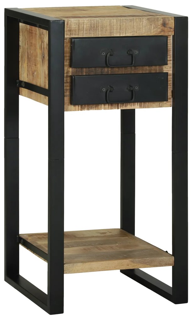 vidaXL Το stand τηλεφώνου 40x40x80 εκ. Στερεό τραχύ ξύλο μάνγκο