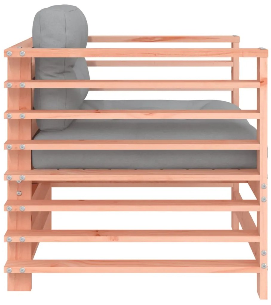 vidaXL Καρέκλες Κήπου με Μαξιλάρια 2 τεμ. από Μασίφ Ξύλο Ψευδοτσούγκας