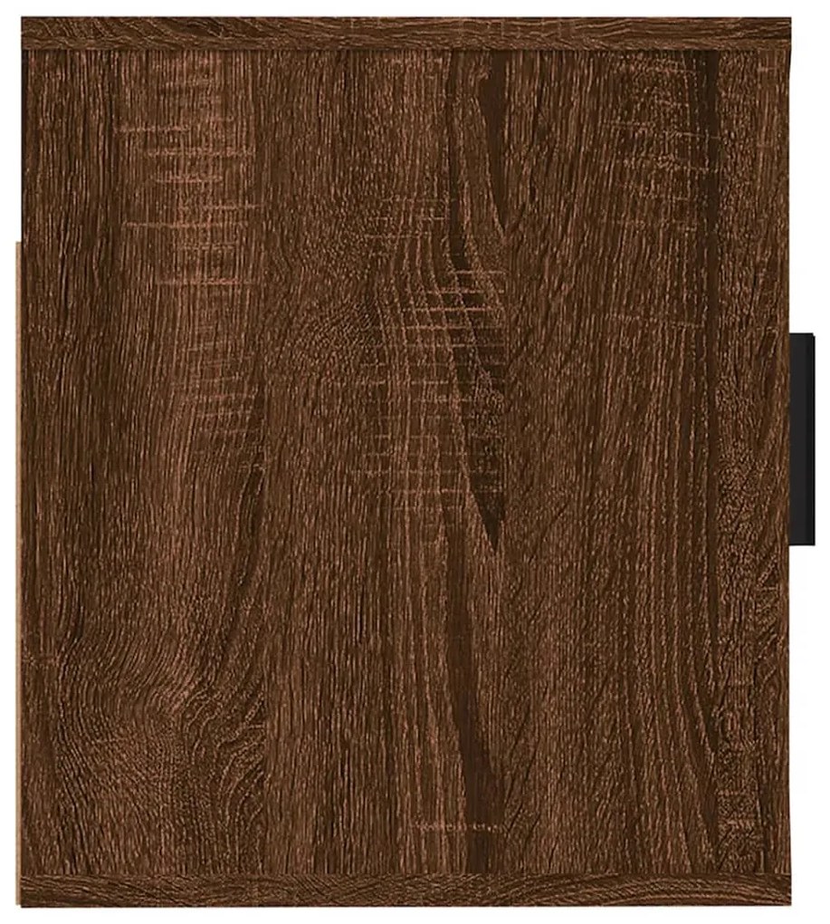 vidaXL Έπιπλο Τηλεόρασης Επιτοίχιο Καφέ Δρυς 57x34,5x40 εκ.