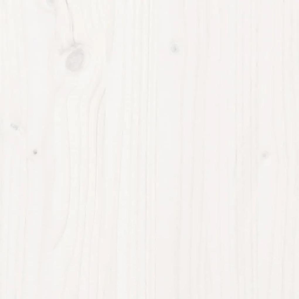 Πλαίσιο Κρεβατιού Λευκό 75x190 εκ Ξύλο Πεύκου 2FT6 Small Single - Λευκό