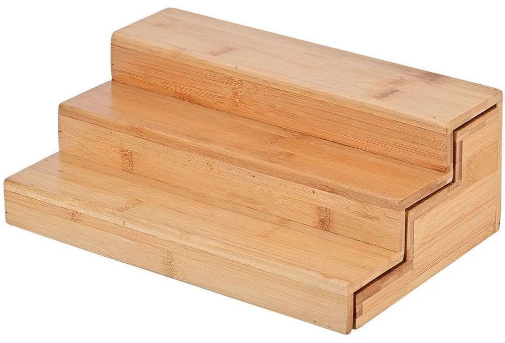 Βάση Οργάνωσης Κουζίνας Επεκτεινόμενη Bamboo Essentials 01-17620 20x11x30cm Natural Estia Bamboo