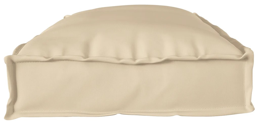 vidaXL Μαξιλάρια Παλέτας για Πάγκο 2 τμχ Μπεζ 100x40x8 εκ. Ύφασμα Oxford