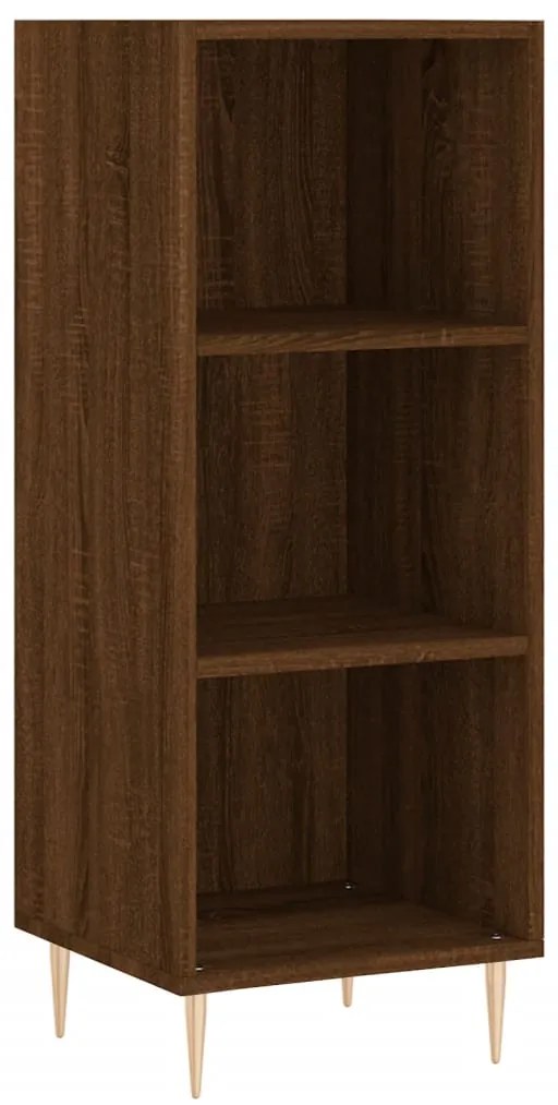 vidaXL Ντουλάπι Καφέ Δρυς 34,5x32,5x90 εκ. Επεξεργασμένο Ξύλο