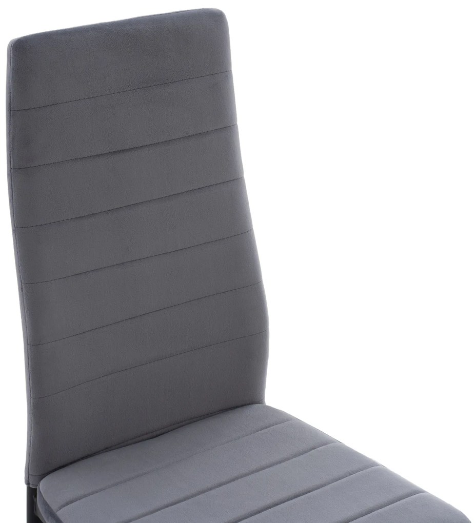 ΣΕΤ ΤΡΑΠΕΖΑΡΙΑΣ 5ΤΜΧ LADY HM21199.01 ΓΥΑΛΙ--ΜΕΤΑΛΛΟ ΣΕ ΜΑΥΡΟ &amp; ΒΕΛΟΥΔΟ ΓΚΡΙ