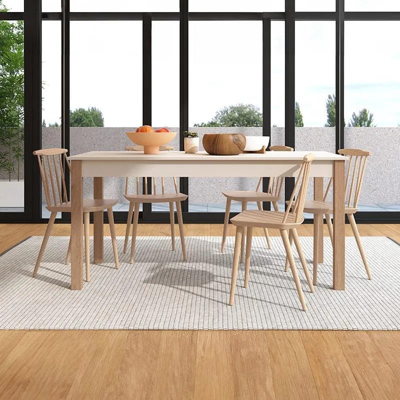 Τραπέζι Τραπεζαρίας Επεκτεινόμενο Belfort Cashmere - Artisan 160(200)x80x77 εκ.