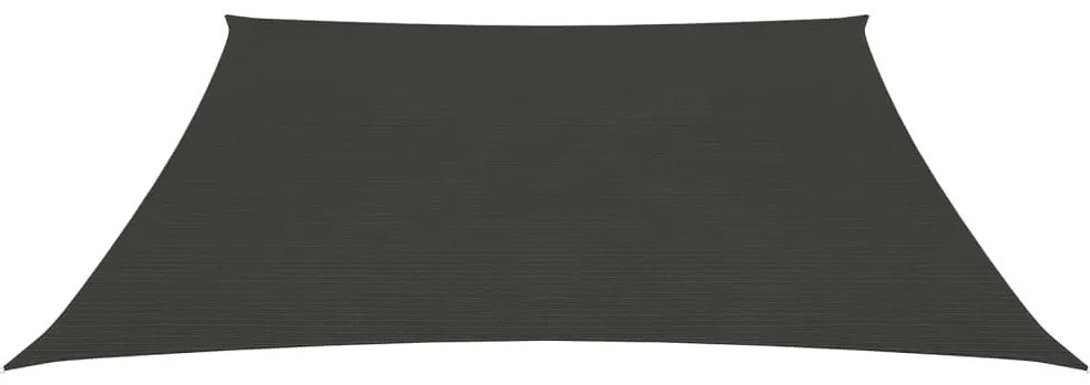 vidaXL Πανί Σκίασης Ανθρακί 3/4 x 3 μ. από HDPE 160 γρ./μ²