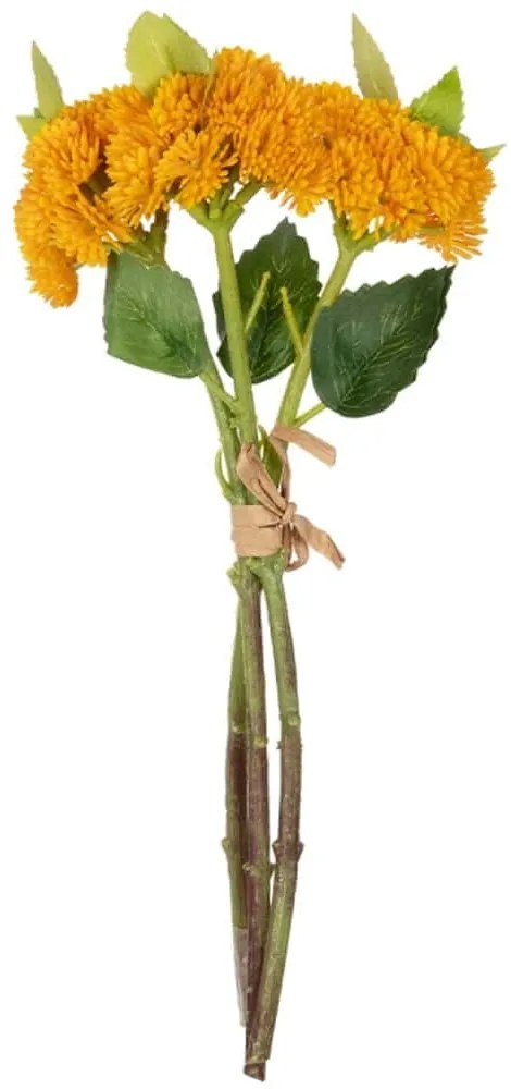 Τεχνητό Μπουκέτο Sedum 21346 30cm Orange GloboStar Ύφασμα