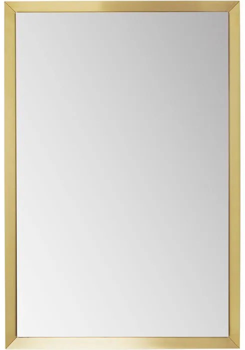 Καθρέφτης Τοίχου Arezzo Μεταλλικό Χρυσό 80x6.5x120εκ. - Χρυσό