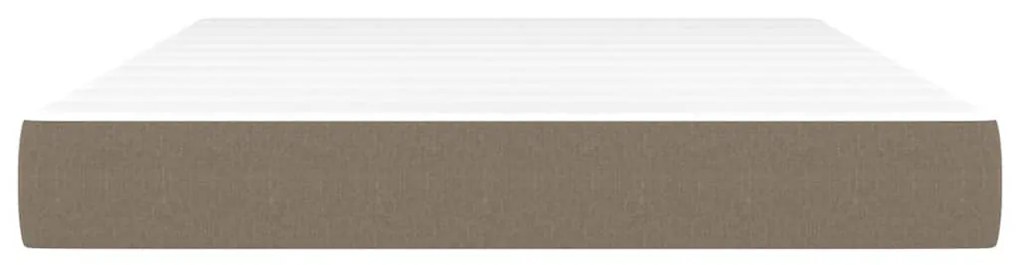 Στρώμα με Pocket Springs Taupe 140x200x20 εκ. Υφασμάτινο - Μπεζ-Γκρι