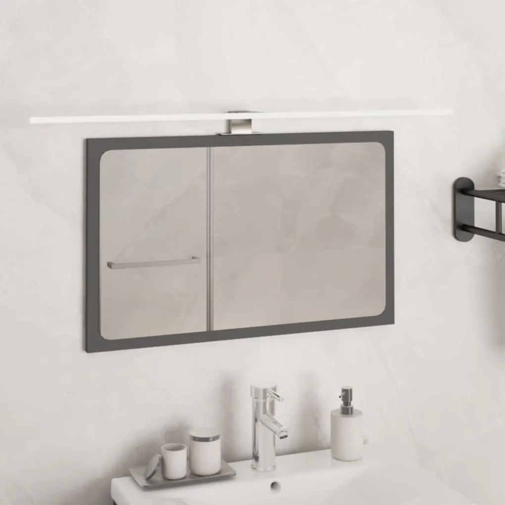 vidaXL Φωτιστικό Καθρέφτη LED 7,5 W Ψυχρό Λευκό 80 εκ. 6000Κ