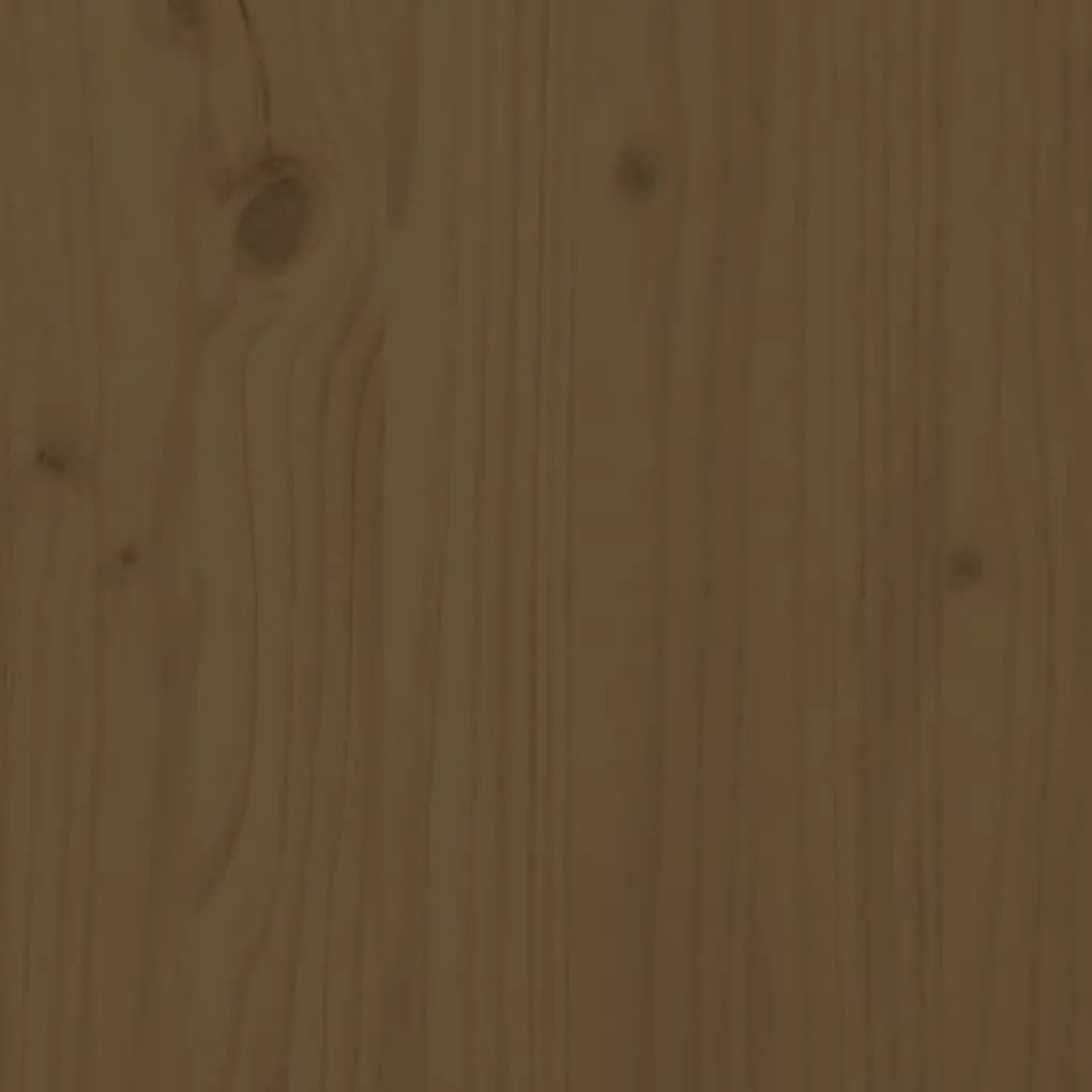 vidaXL Έπιπλο Τηλεόρασης Καφέ Μελί 110x35x40,5εκ από Μασίφ Ξύλο Πεύκου