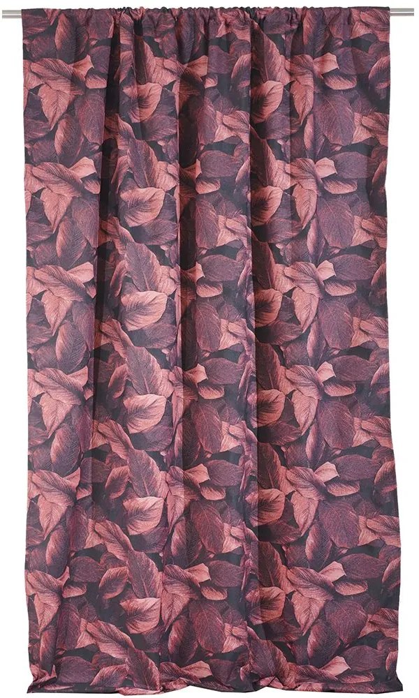 Κουρτίνα Kim Με Τρέσα 5 Bordo Anna Riska 140X270cm 100% Cotton