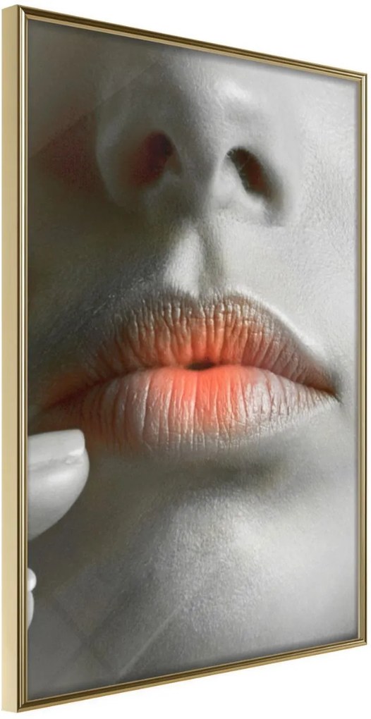 Αφίσα - Ombre Lips - 30x45 - Χρυσό - Χωρίς πασπαρτού