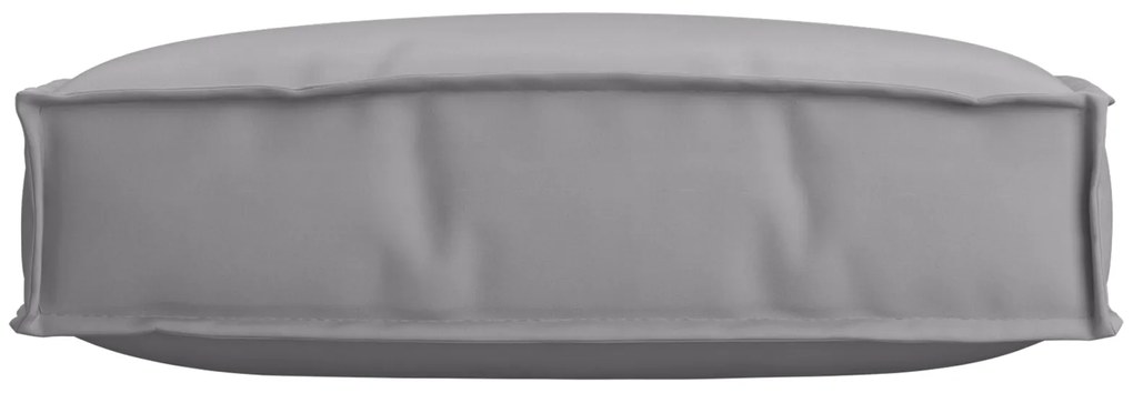 vidaXL Μαξιλάρι Παλέτας για Καθίσματα Γκρι 60x60x12 cm Ύφασμα Oxford