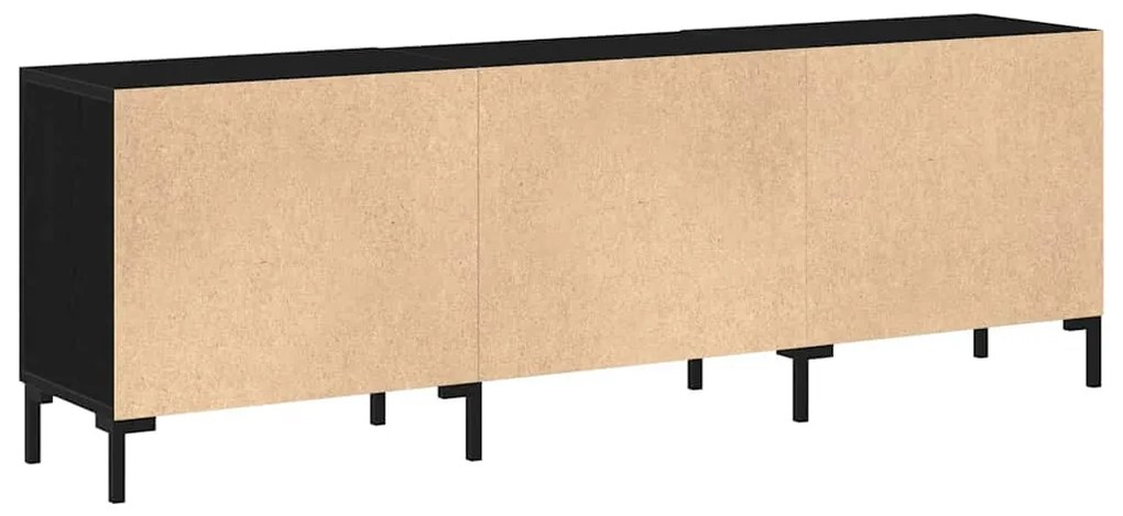vidaXL Ντουλάπι TV Μαύρη δρυς 150 x 30 x 50 cm Επεξεργασμένο ξύλο