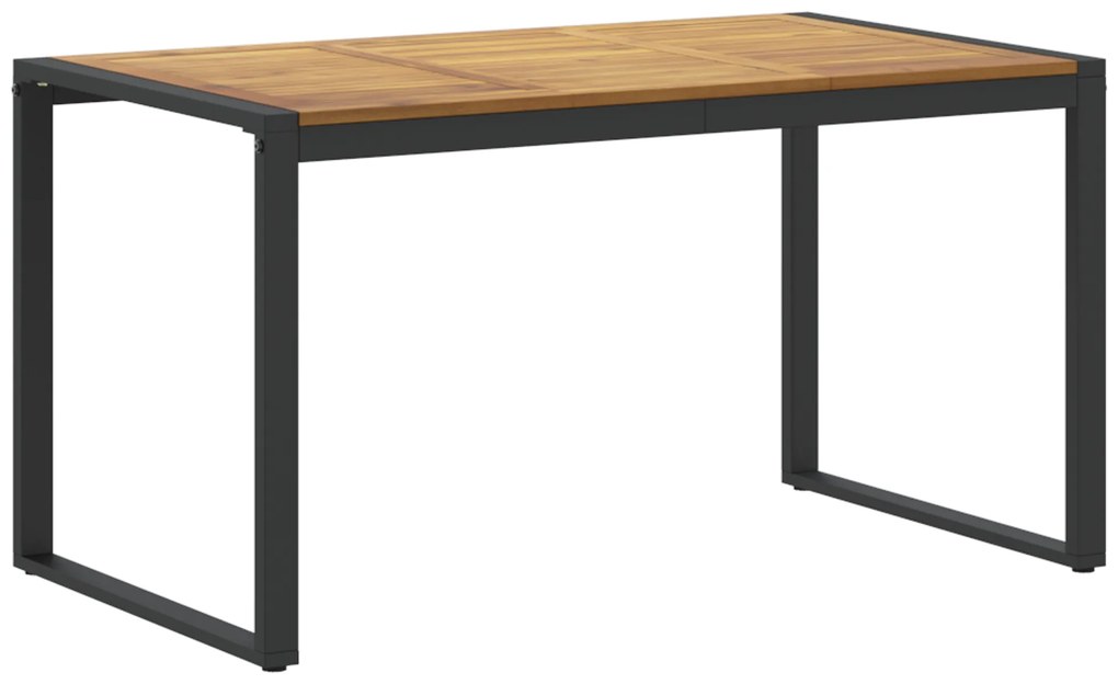 vidaXL Σετ Φαγητού 7 Τεμαχίων Solid Wood Acacia και Μετάλλου