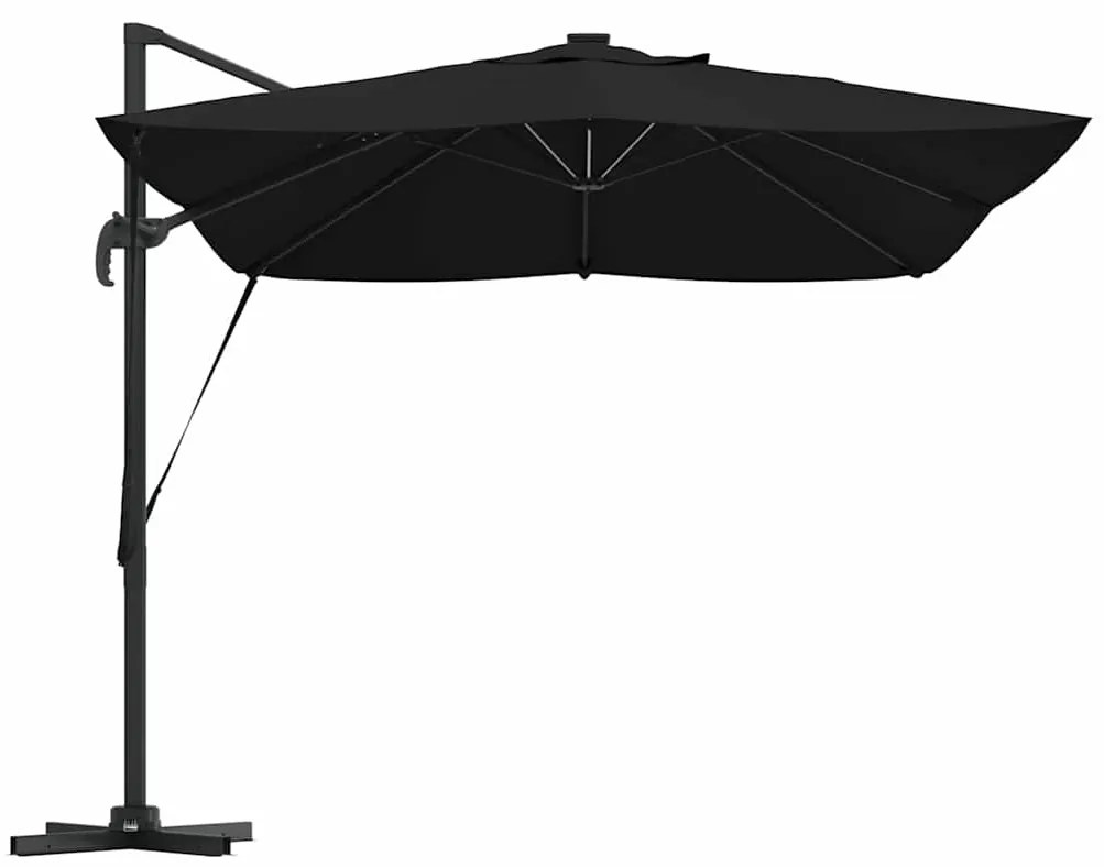vidaXL Καναδέζικη Ρωμαϊκή Πέργολα Μαύρο 352 x 251 x 265 εκ.