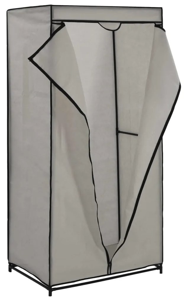 vidaXL Ντουλάπες 2 τεμ. Γκρι 75 x 50 x 160 εκ.