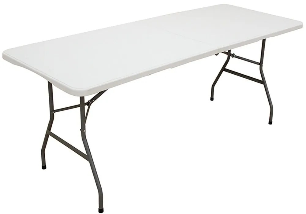 Τραπέζι Κέτερινγκ (Βαλίτσα) 41.0206 244x75x74cm White-Grey Zita Plus