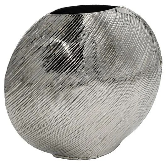 Βάζο Μεταλλικό FL7795 Fylliana Ασημί 25x10x22 εκ. 25x10x22 εκ.