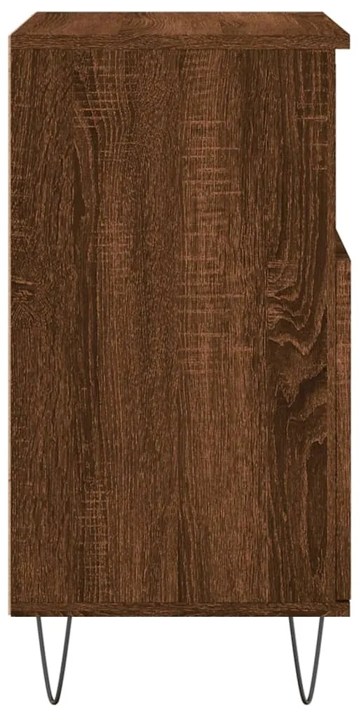 vidaXL Μπουφές Καφέ Δρυς 60x35x70 εκ. από Επεξεργασμένο Ξύλο