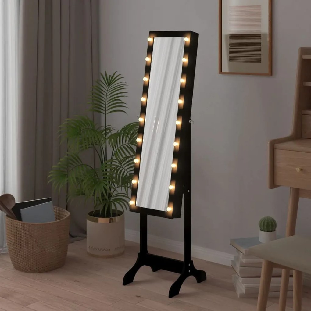 ΚΑΘΡΕΦΤΗΣ ΕΠΙΔΑΠΕΔΙΟΣ ΜΕ LED ΜΑΥΡΟΣ 34 X 37 X 146 ΕΚ. 351767