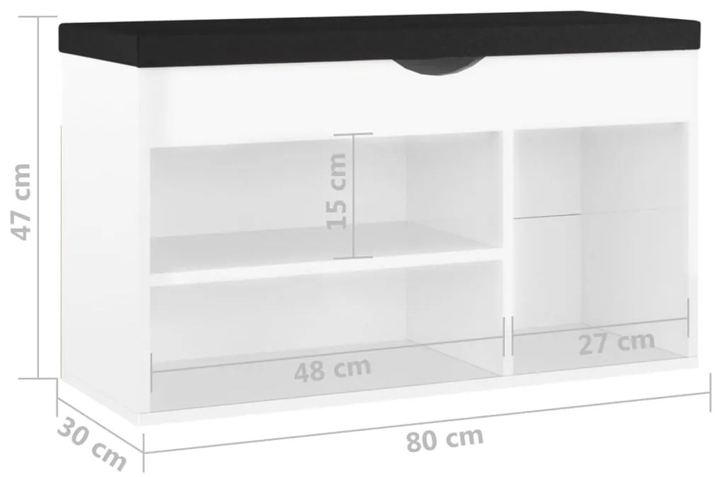 ΠΑΠΟΥΤΣΟΘΗΚΗ ΓΥΑΛ. ΛΕΥΚΗ 80X30X47 ΕΚ. ΜΟΡΙΟΣΑΝΙΔΑ ΜΕ ΜΑΞΙΛΑΡΙ 326765