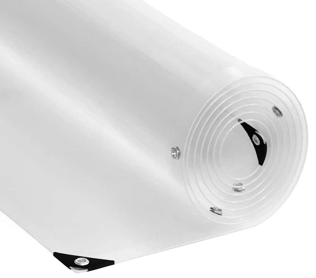 σαφής μουσαμάς με τις οπές 4x8 m PVC - Διαφανές