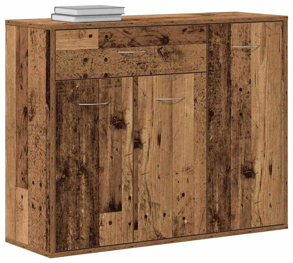 Sideboard Παλιό ξύλο 88x30x70 cm Ξύλο μηχανής - Καφέ