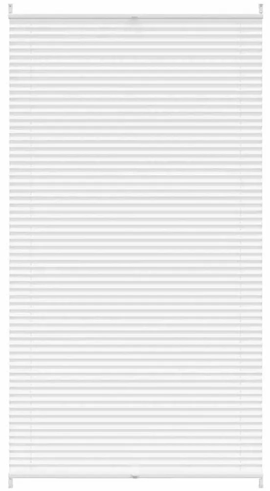 Πλισέ ρόλερ σκίασης 110x200cm Λευκό