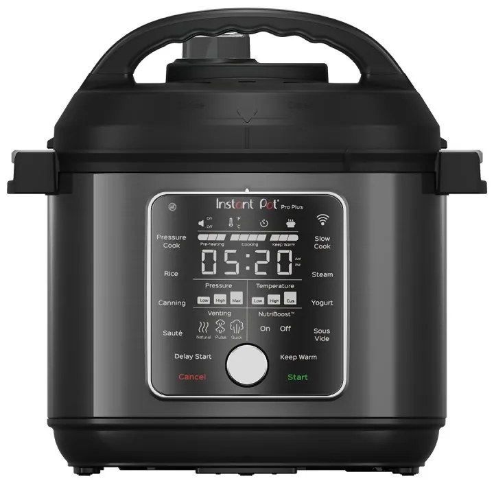 Instant Pot Pro Plus 112020101, 1200W, 5,7 l, 10 προγράμματα, έλεγχος WiFi, Ανοξείδωτο, Μαύρο