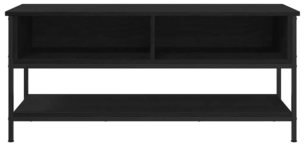 vidaXL Ντουλάπι TV Μαύρη δρυς 100 x 35 x 45 εκ. Επεξεργασμένο ξύλο