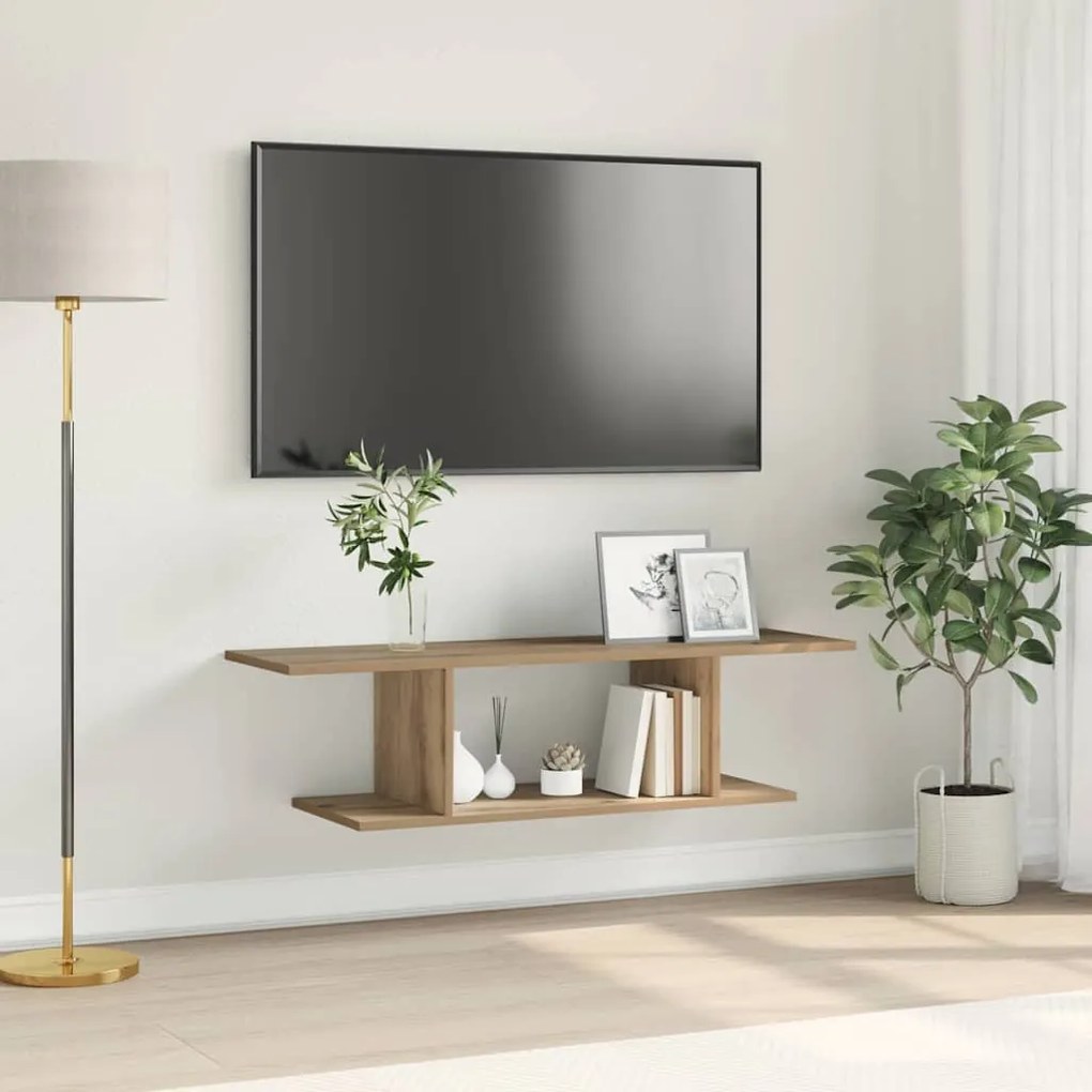 vidaXL Ντουλάπι TV Καφέ 103 x 30 x 26.5 εκ Επεξεργασμένο ξύλο