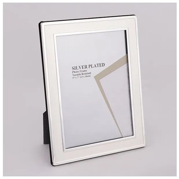 Κορνίζα Μεταλλική Επάργυρη Ασημί 13x18cm 756-10014 Estheti-756-10014-Ασημί 756-10014
