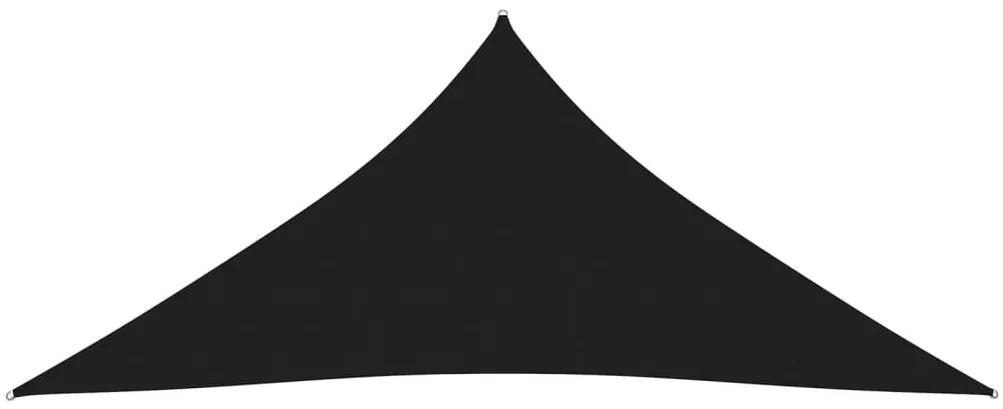 Πανί Σκίασης Τρίγωνο Μαύρο 5 x 6 x 6 μ. από Ύφασμα Oxford - Μαύρο
