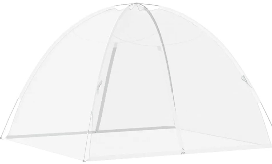vidaXL Κουνουπιέρα Mongolia με Πόρτες 200 Δίχτυ Λευκό 200x180x135 εκ.