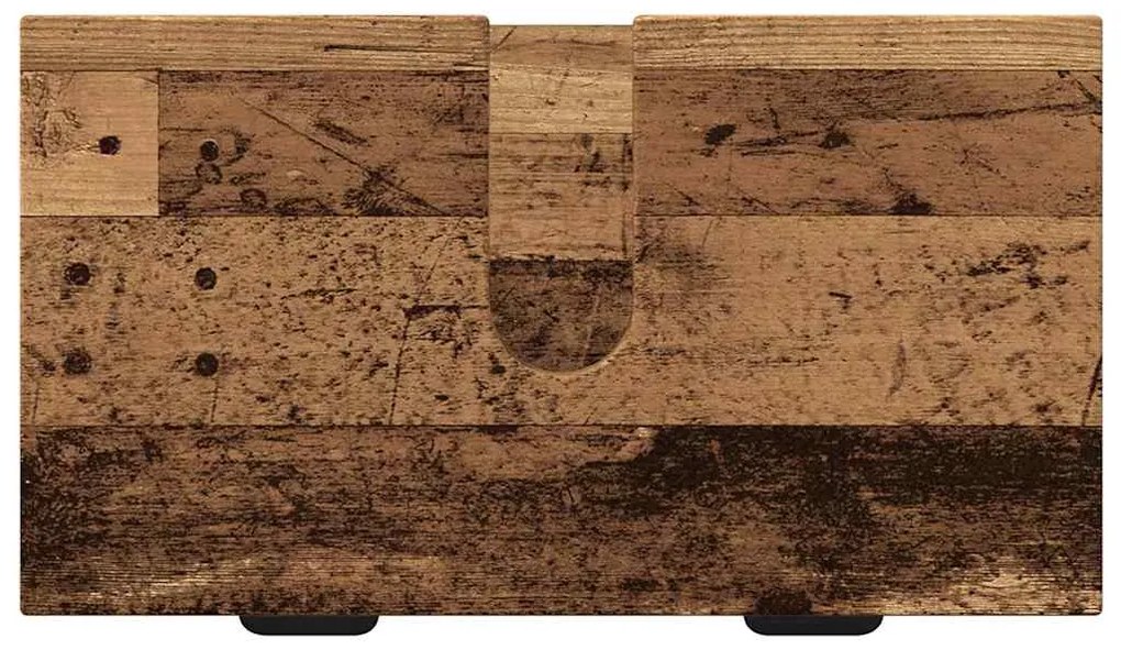 vidaXL Σετ Επίπλων Μπάνιου με συρτάρι με ράφι 2 pcs Παλιό Ξύλο