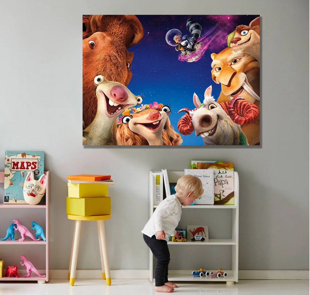 Παιδικός πίνακας σε καμβά Ice Age KNV0317 65cm x 95cm