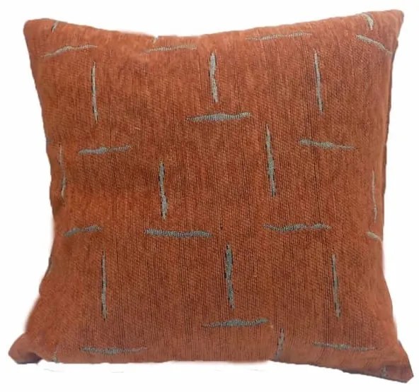 Vekrakis Μαξιλάρι Φιγούρας με Γέμιση 45×45εκ Polycotton Zig Zag Μπορντό