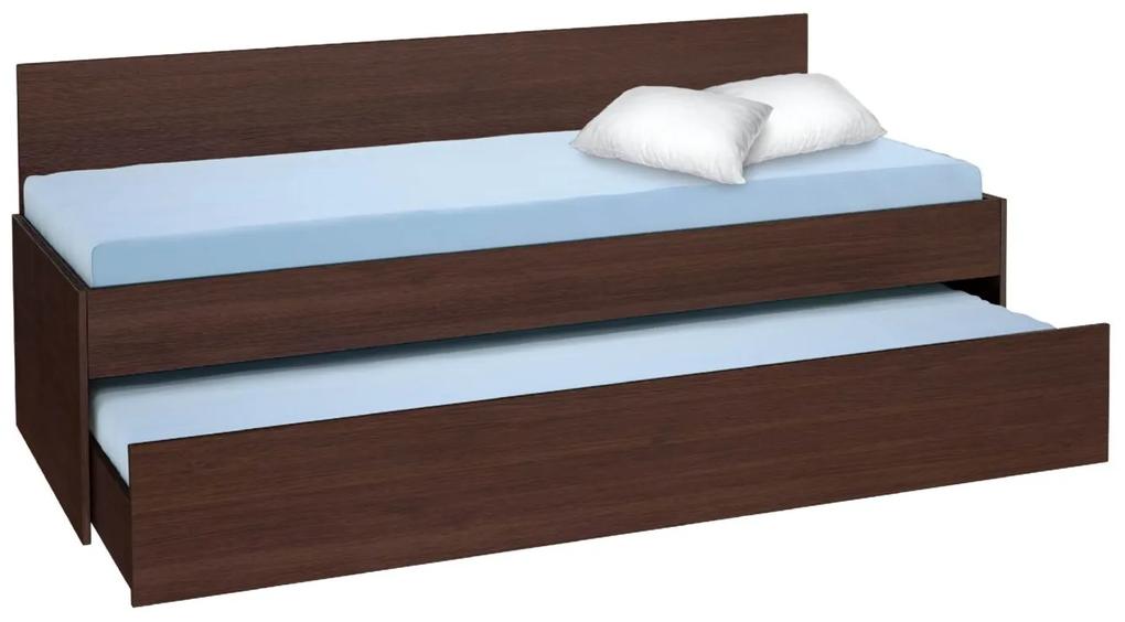 Κρεβάτι Καναπές με συρόμενο 2ο κρεβάτι Bisi Sandwich Βέγγε, 87,6x197,7x73cm, Genomax